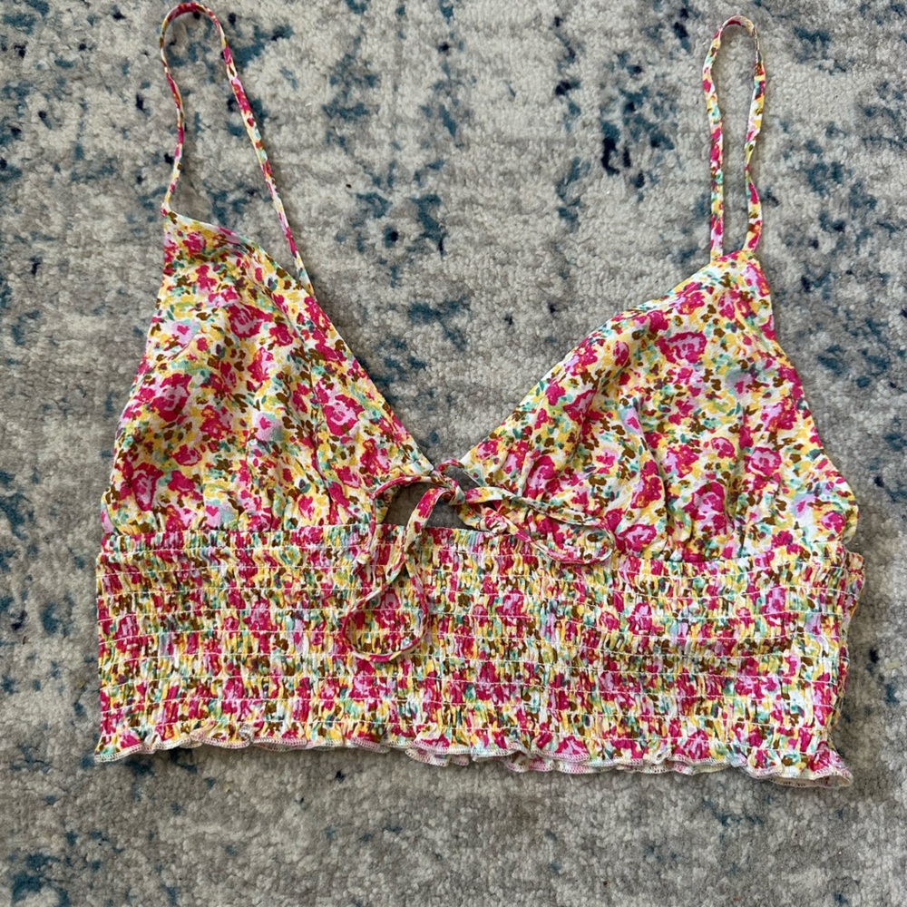 Garage Floral Crop Top